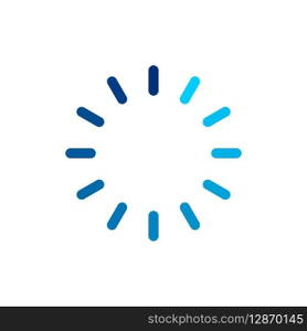 Loading Progress Bar Icon Vector Template