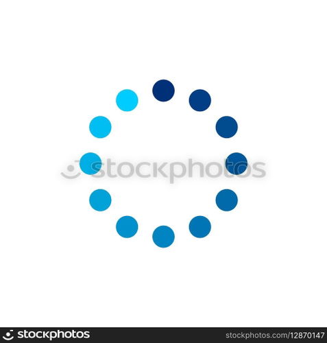 Loading Progress Bar Icon Vector Template