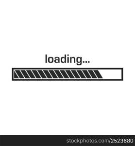 loading, progress icon vector design illustration