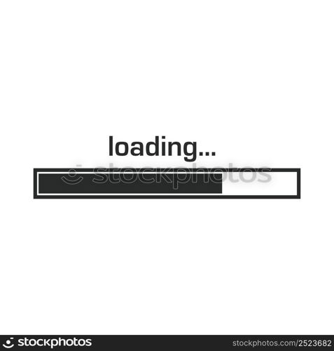 loading, progress icon vector design illustration