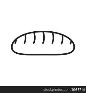 Loaf Bread Line Icon