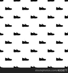 Loafer shoe pattern. Simple illustration of loafer shoe vector pattern for web. Loafer shoe pattern, simple style