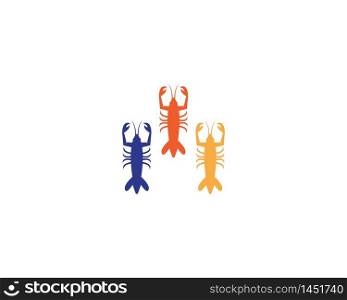 Lobster icon vector illustration