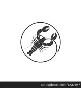 lobster icon vector illustration design template