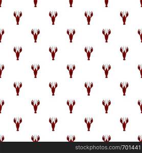 Lobster pattern seamless in flat style for any design. Lobster pattern seamless