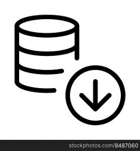 Local storage file download from backup server