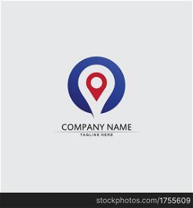 Location icon,Map logo for maps google maps, sign, route, position, symbol and vector logo
