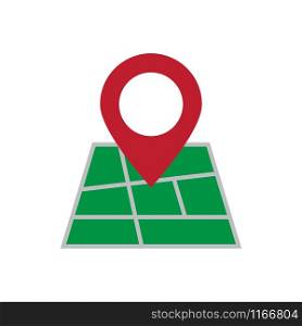 Location icon vector. Map icon isolated. GPS map icon