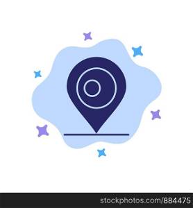Location, Map, Bangladesh Blue Icon on Abstract Cloud Background