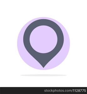 Location, Map, Marker, Mark Abstract Circle Background Flat color Icon