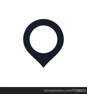 Location, Map, Marker, Mark Flat Color Icon. Vector icon banner Template
