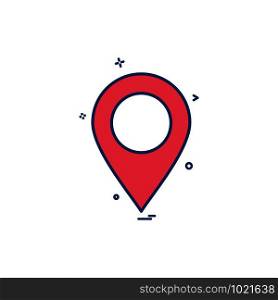 location map tracking gps icon vector design
