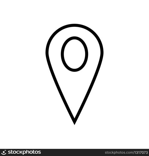 LOCATION PIN icon collection, trendy style