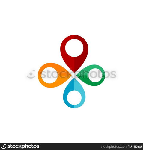 Location point icon vector illustration design