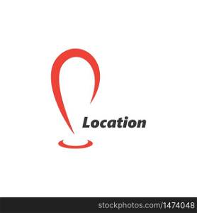 Location point Logo vector illustration template