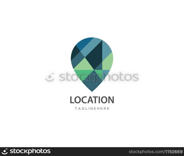 Location point Logo vector template