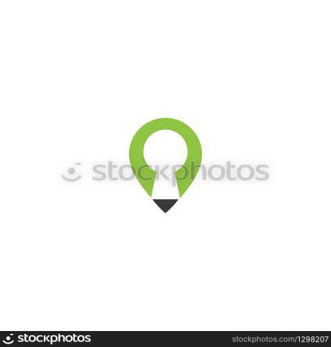 Location point Logo vector template