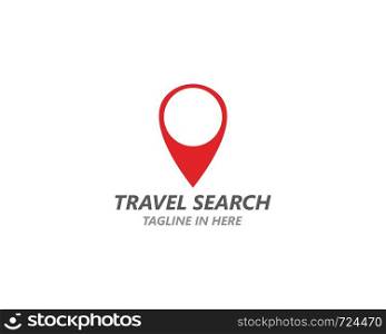 Location point Logo vector template