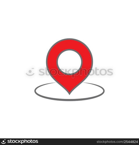 Location point Logo vector template Illustration design