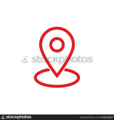 Location point Logo vector template Illustration design