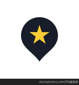 Location, Stare, Navigation Flat Color Icon. Vector icon banner Template