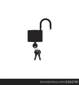 lock and key icon,vector illustration design template.
