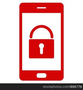 Lock and smartphone