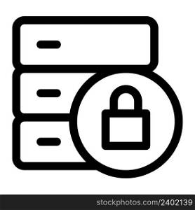 Lock database, encrypted for security purposes.