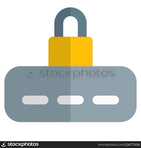 Lock for system to prevent misconducts