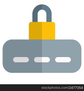 Lock for system to prevent misconducts