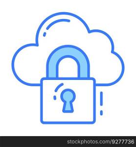 Lock icon for graphic and web design Royalty Free Vector
