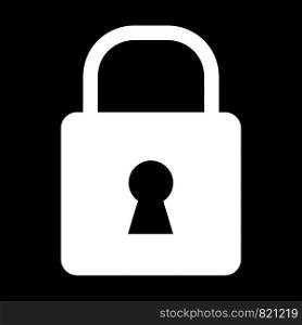 Lock Icon vector. Security symbol Vector illustration, EPS10.. Lock Icon vector. Security symbol Vector illustration
