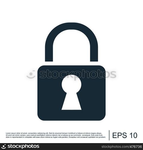Lock, locked, privacy, secure, security icon