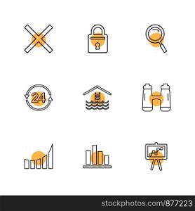 lock , search , cross , chart , graph , percentage , navigation , share , money , id card , naviagation , breifcase , icon, vector, design, flat, collection, style, creative, icons