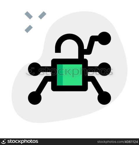 Lock with encryption for maximum security.