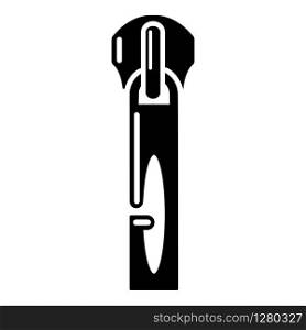 Lock zip icon. Simple illustration of lock zip vector icon for web. Lock zip icon, simple style