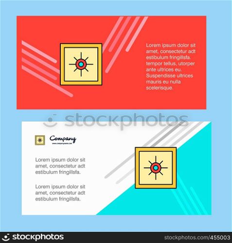 Locker abstract corporate business banner template, horizontal advertising business banner.