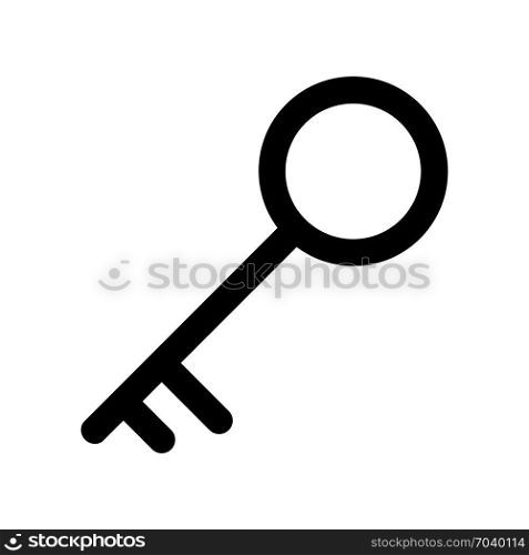 locker key, icon on isolated background
