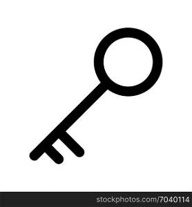 locker key, icon on isolated background