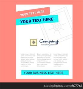 Locker Title Page Design for Company profile ,annual report, presentations, leaflet, Brochure Vector Background