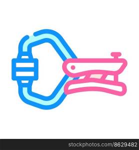 locking cl&color icon vector. locking cl&sign. isolated symbol illustration. locking cl&color icon vector illustration