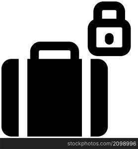 Locking your luggage bag for safety concern