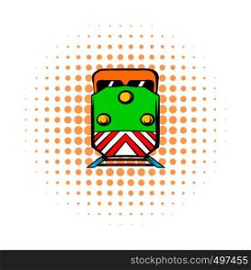 Locomotive comics icon isolated on a white background. Locomotive comics icon