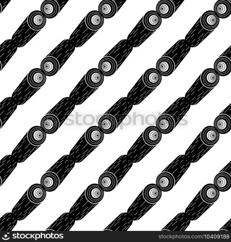 Log pattern seamless background texture repeat wallpaper geometric vector. Log pattern seamless vector