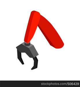 Logger manipulator icon in isometric 3d style isolated on white background . Logger manipulator icon, isometric 3d style