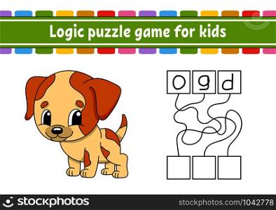 Logic puzzle game. Learning words for kids. Find the hidden name. Education developing worksheet. Activity page for study English. Game for children. Isolated vector illustration. Cartoon style. Logic puzzle game. Learning words for kids. Find the hidden name. Education developing worksheet. Activity page for study English. Game for children. Isolated vector illustration. Cartoon style.