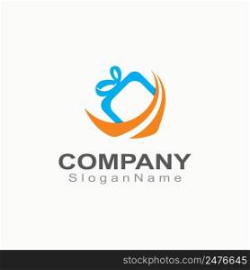 Logistic express Logo for business and delivery company design 