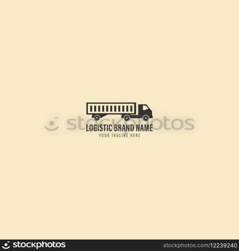 logistic logo vector