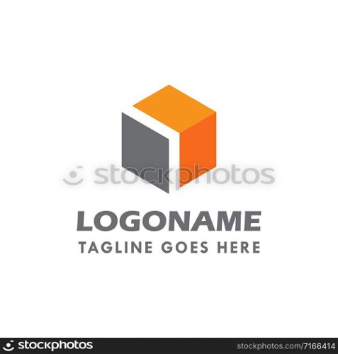 Logistics company, shipping company or delivery service logo
