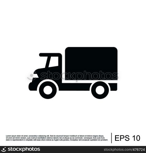 Logistics, lorry, transportation, truck, vehicle icon